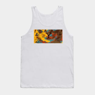 Cute Crazy Cat Nose Tank Top